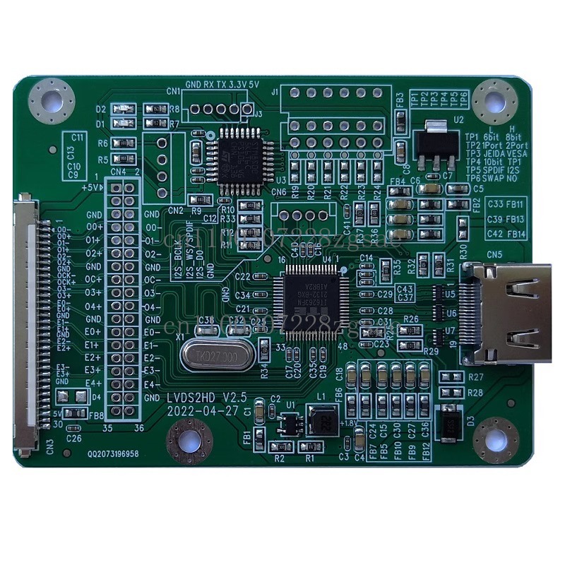 Hdmi Cable - Placa Adaptadora LVDS para HDMI, Entrada