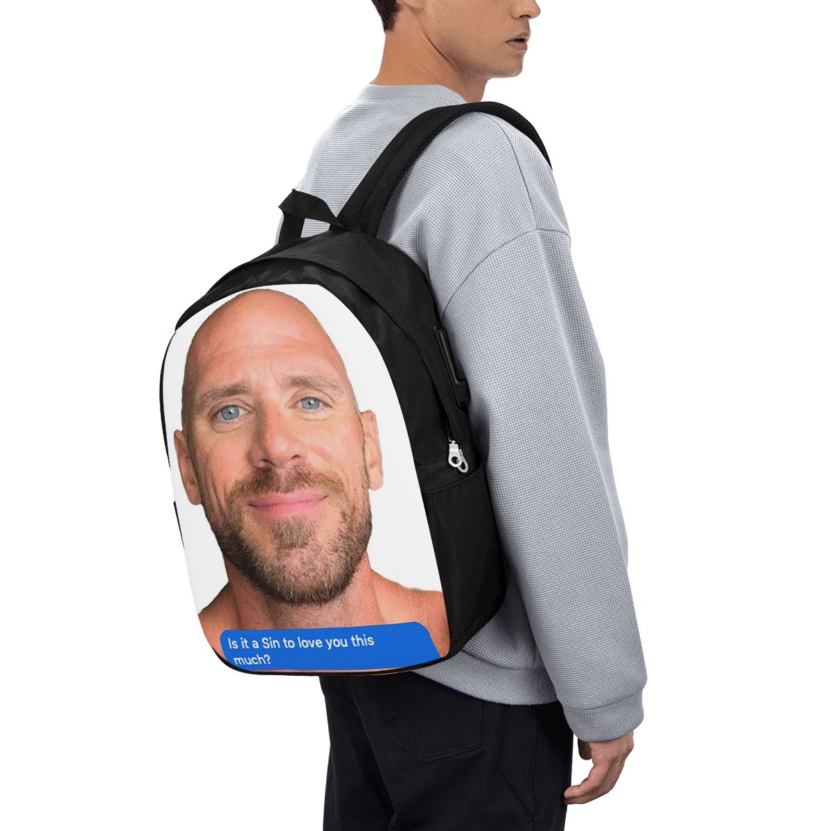 Laptop Bag - Mochila Johnny Sins Flirty Text Bubble