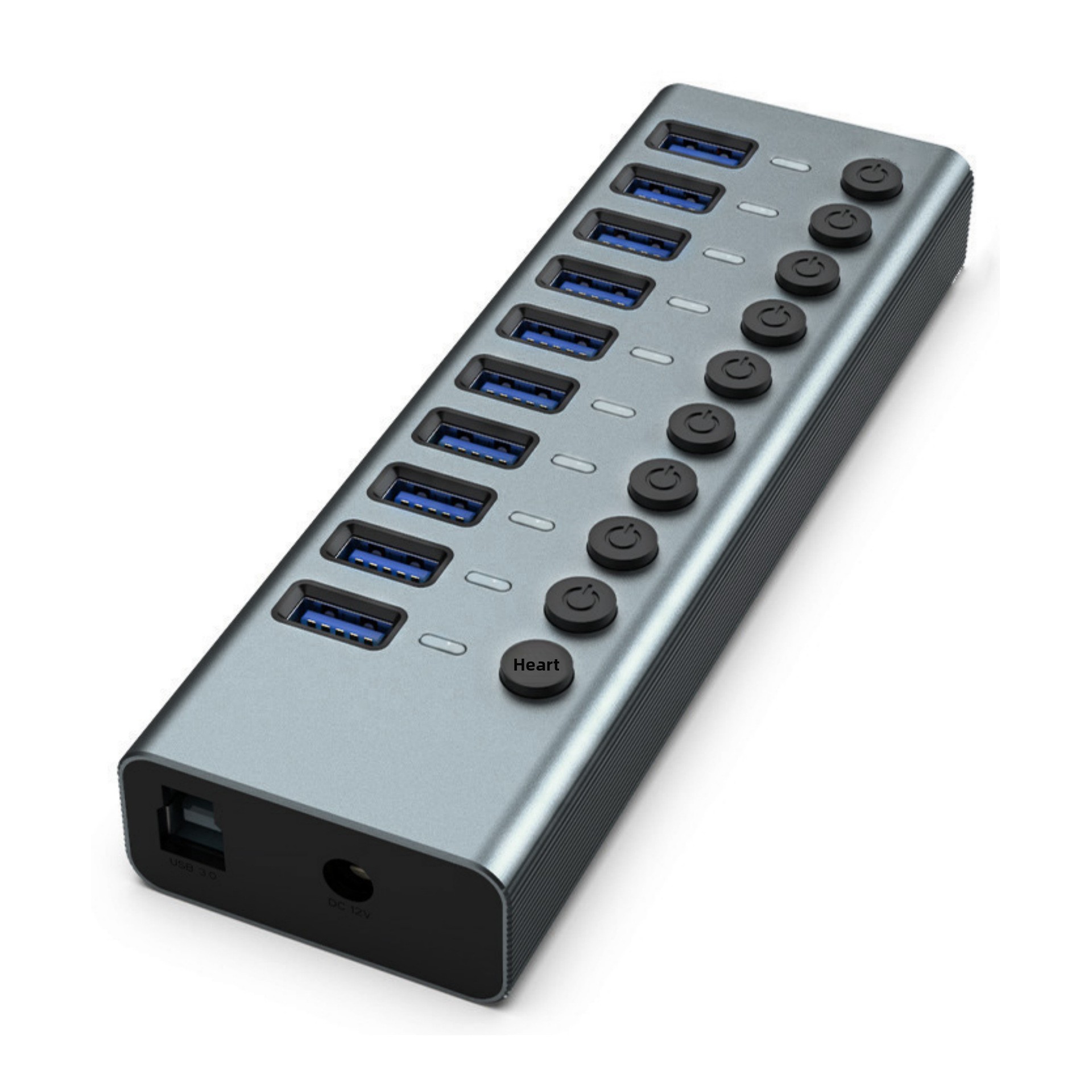Usb Hub - Hub USB 3.0 com 10 portas,