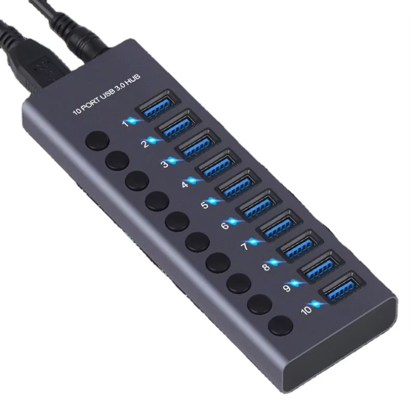 Usb Hub - Hub USB 3.0 de 10 Portas