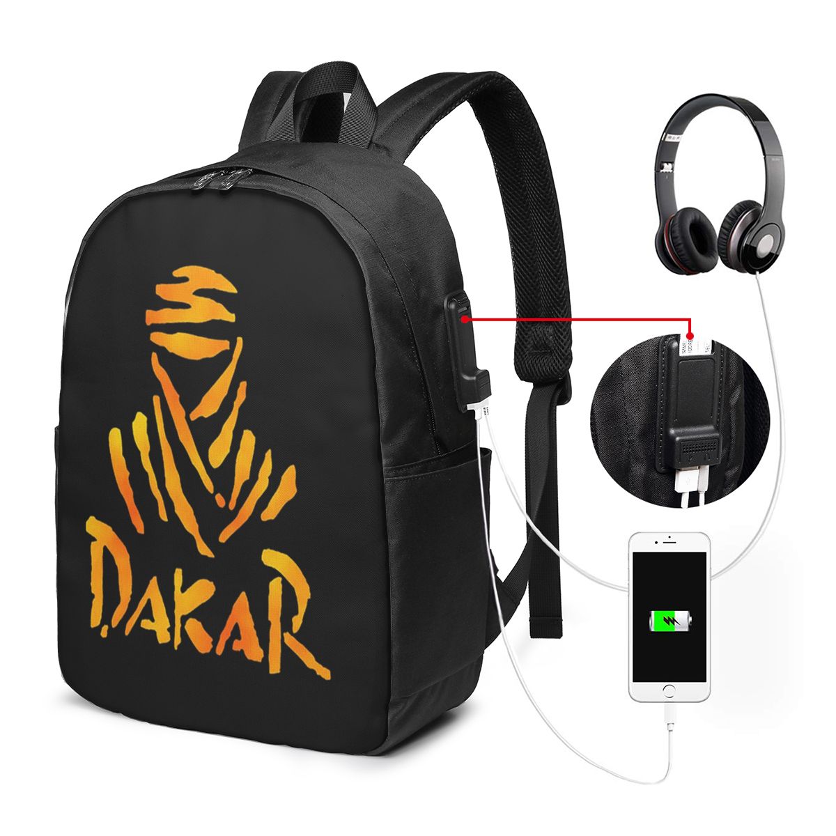 Laptop Bag - Mochila para motocicleta Dakar Rally, bolsa