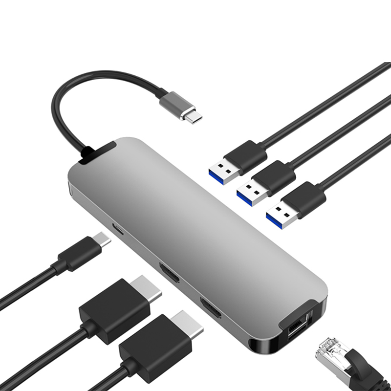 Usb C Hub - Hub Adaptador USB Tipo C Multifuncional
