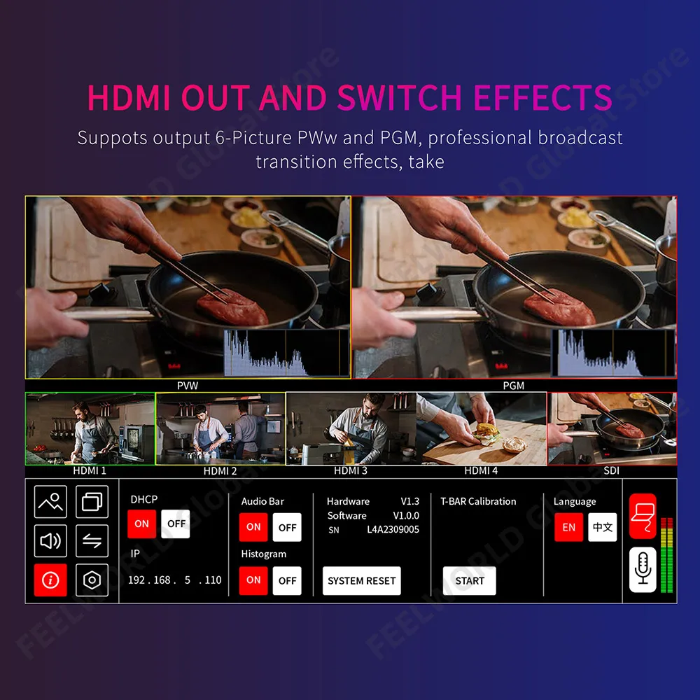 Feelworld-Multi Camera Video M - Hdmi Cable avaliação e preço