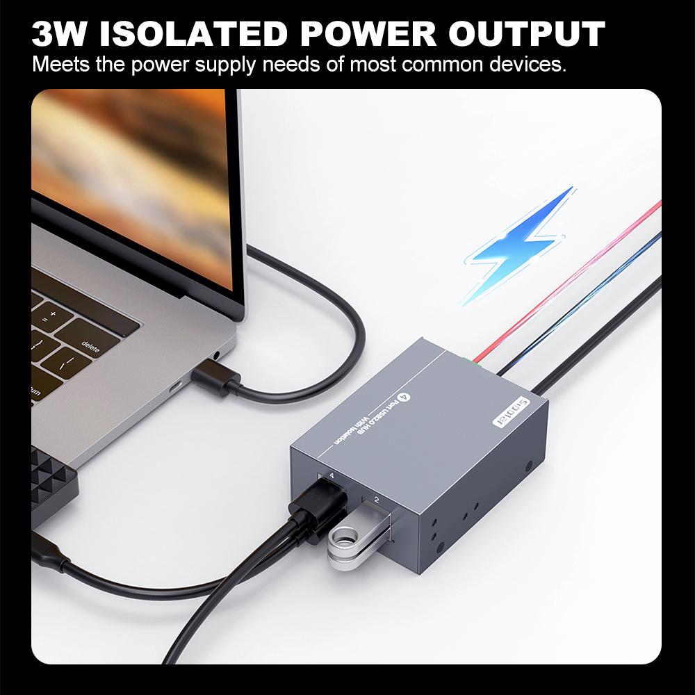 Hub Isolado Sipolar Stock AT-4 - Usb Hub avaliação e preço