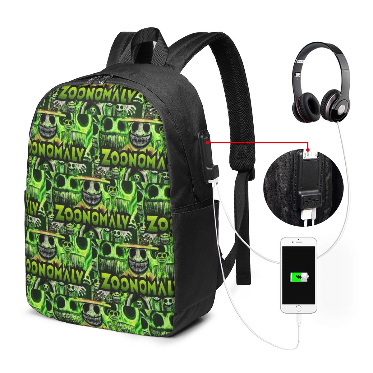 Mochila Zoonomaly Cartoon Stea - Laptop Bag avaliação e preço