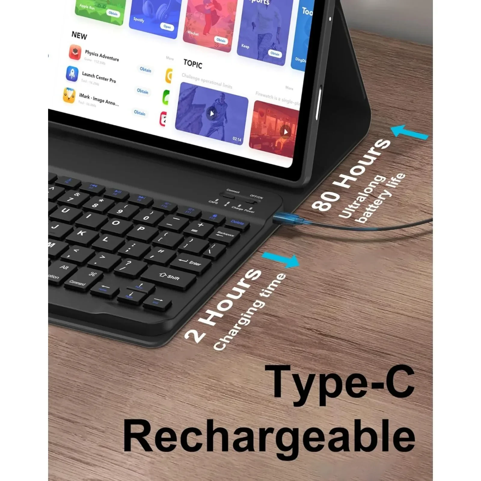 Capa com Teclado para Samsung  - Keyboard Cover avaliação e preço