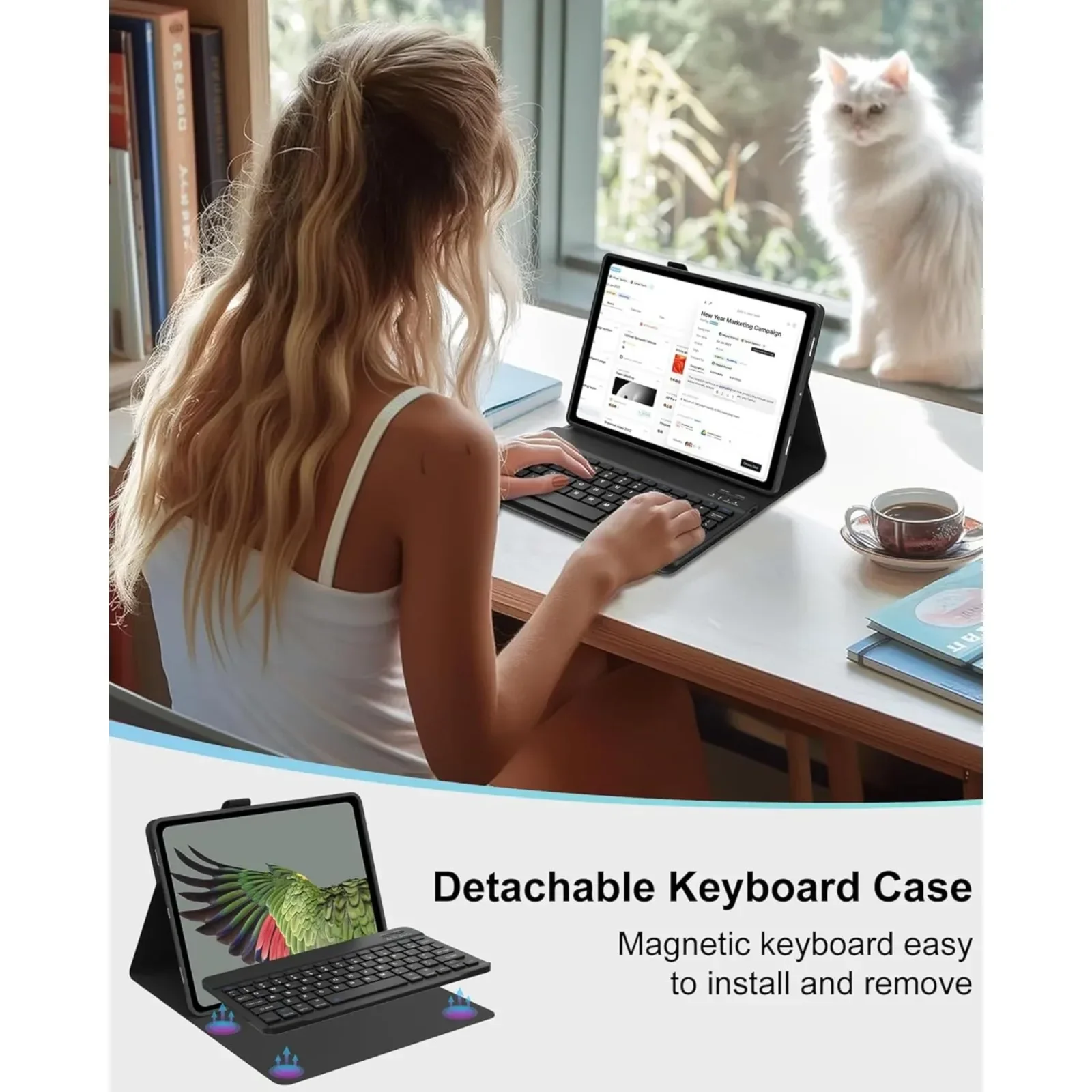 Capa com Teclado para Samsung  - Keyboard Cover avaliação e preço