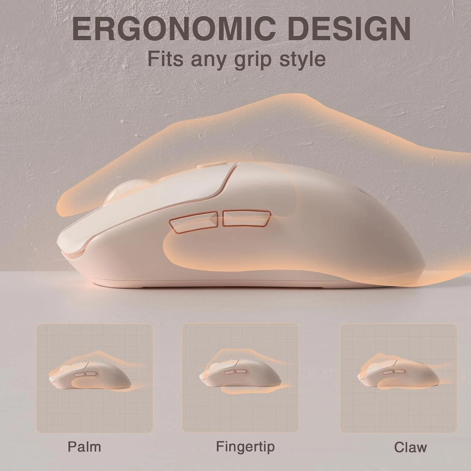 Mouse Gamer Sem Fio Tri-mode A - Laptop Mouse avaliação e preço