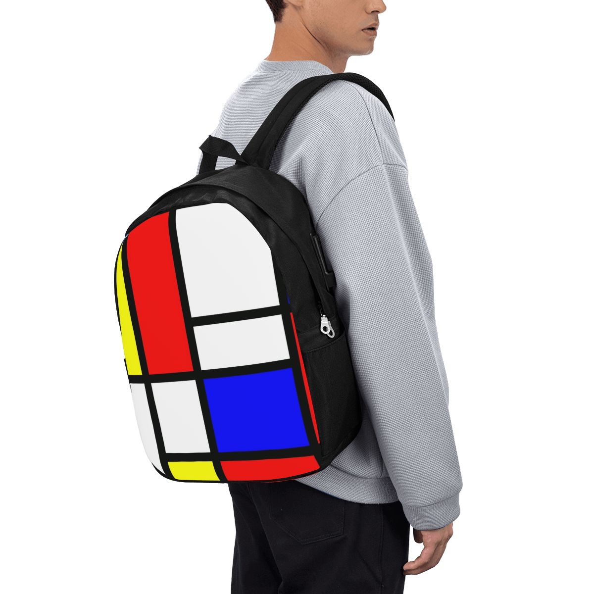 Mochila Piet Mondrian Composit - Laptop Bag avaliação e preço