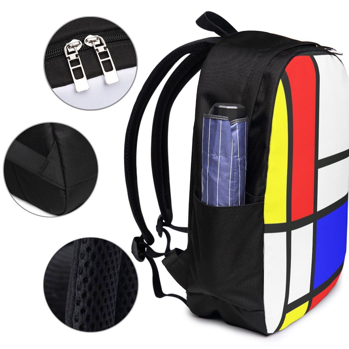 Mochila Piet Mondrian Composit - Laptop Bag avaliação e preço