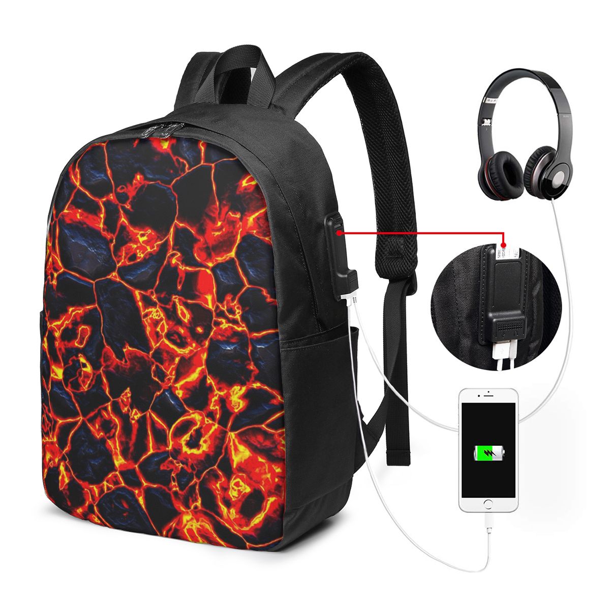 Mochila de Viagem com Estampa  - Laptop Bag avaliação e preço