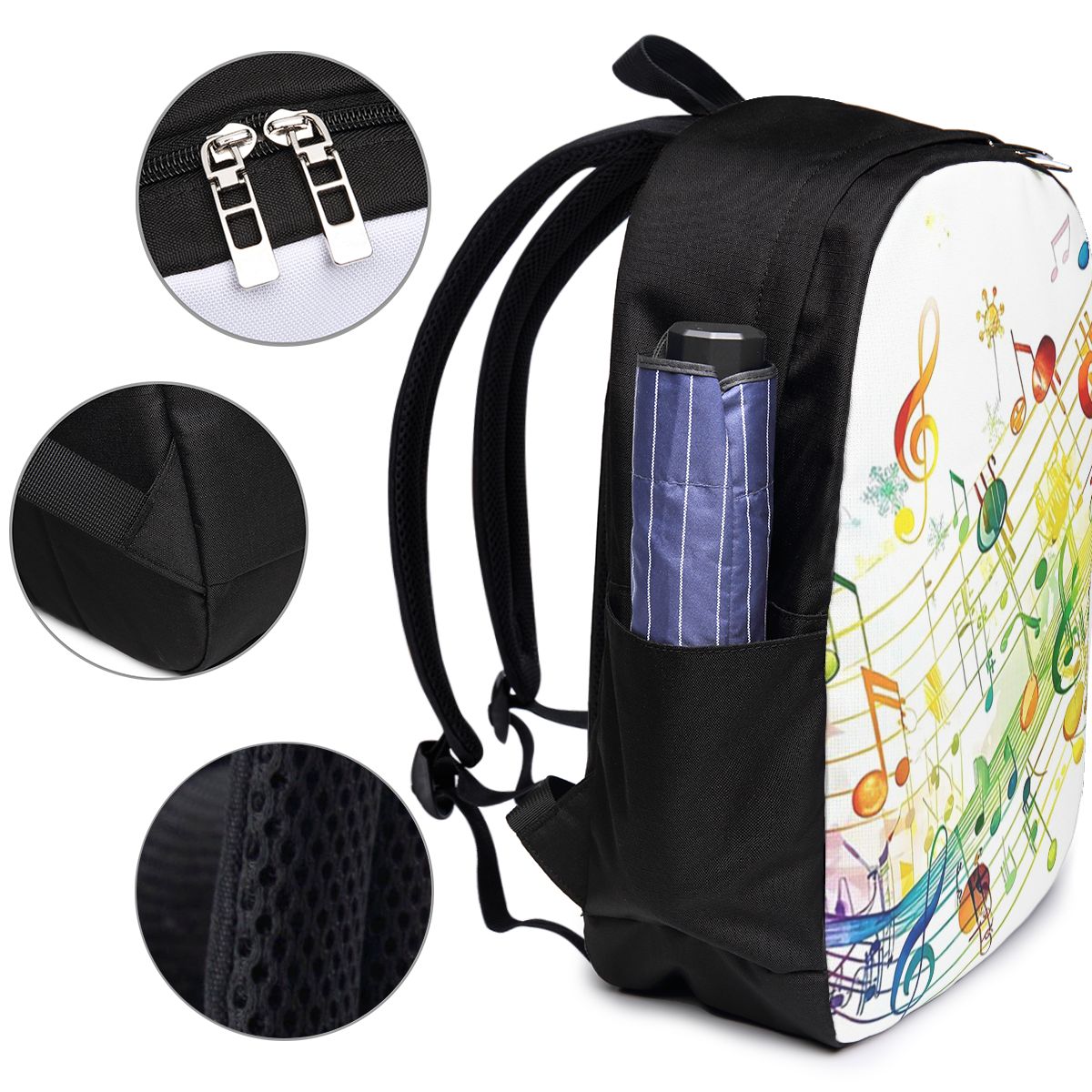 Mochila com estampa de teclas  - Laptop Bag avaliação e preço
