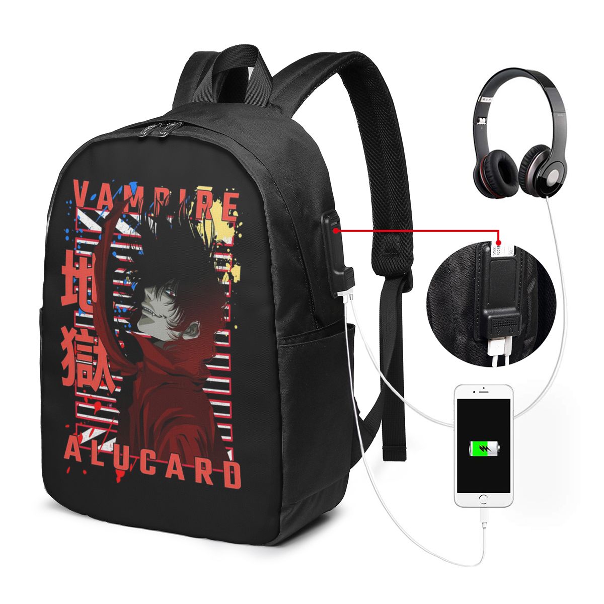 Mochila Alucard Hellsing Manga - Laptop Bag avaliação e preço
