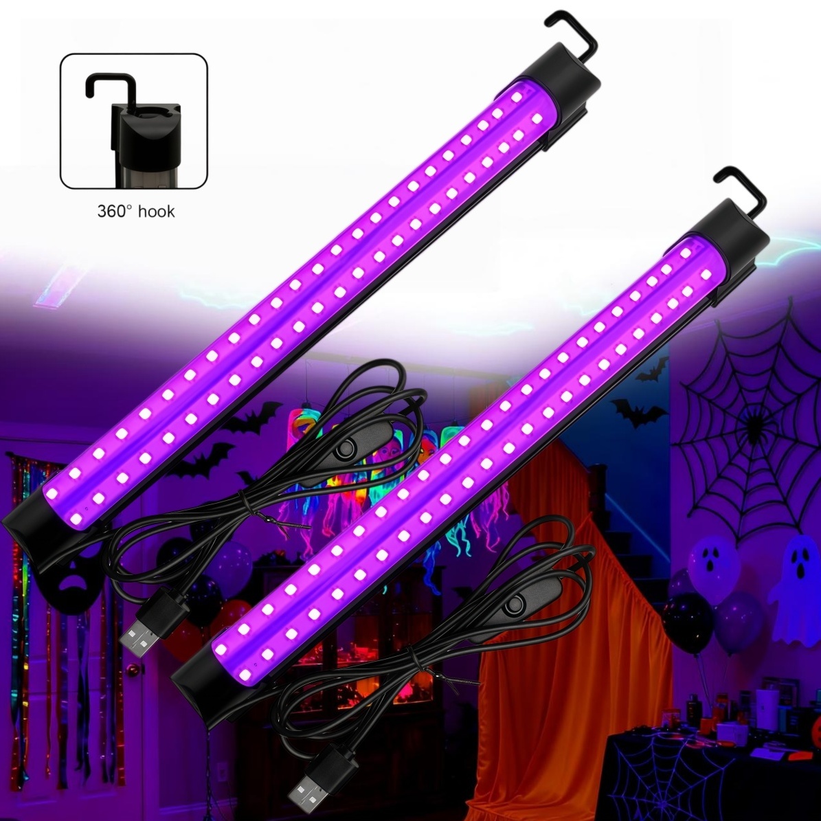 Lâmpada de Luz Negra LED UV 5W - Usb Hub avaliação e preço