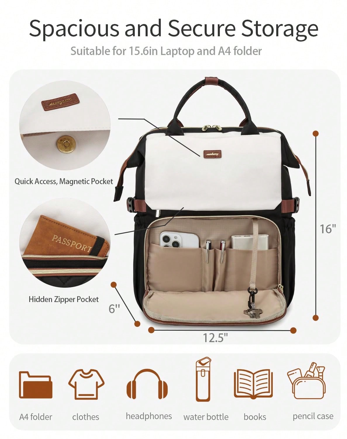 Mochila para laptop feminina,  - Laptop Charger avaliação e preço