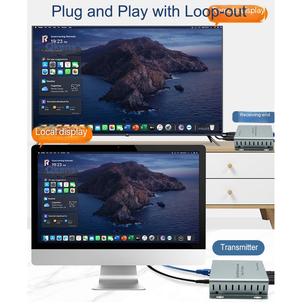 Extensor HDMI USB KVM de 20km  - Hdmi Cable avaliação e preço