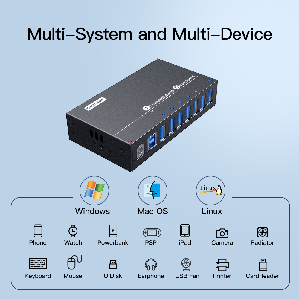 Hub USB 3.0 Industrial A-173 d - Usb Hub avaliação e preço