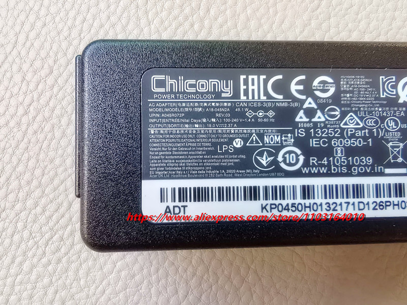 Carregador de laptop original  - Laptop Charger avaliação e preço