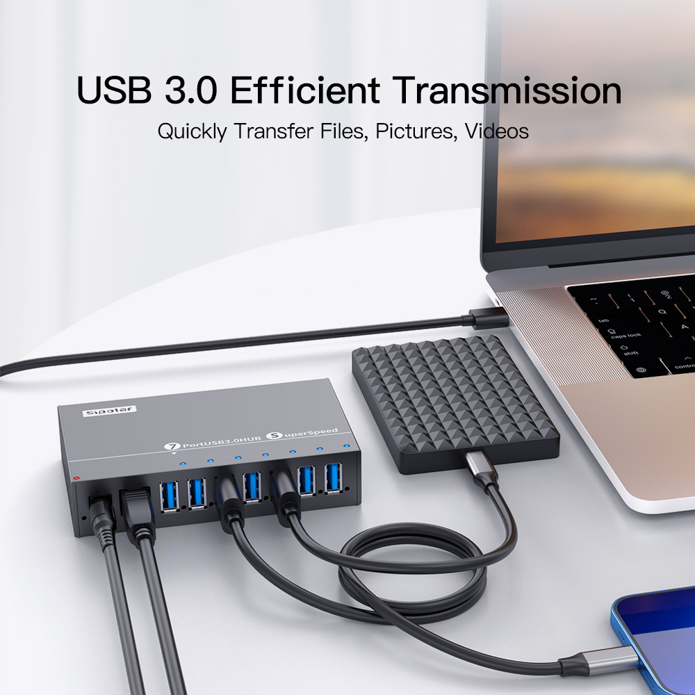 Hub Industrial Metálico A173 c - Usb Hub avaliação e preço