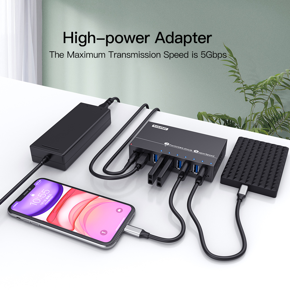 Hub Industrial Metálico A173 c - Usb Hub avaliação e preço