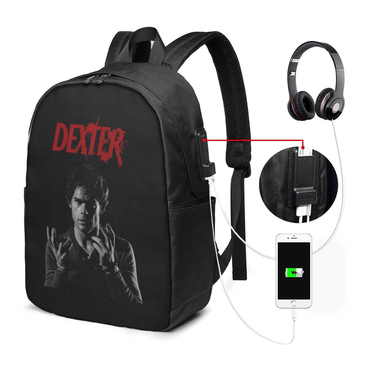 Mochila Dexter Morgan para via - Laptop Bag avaliação e preço