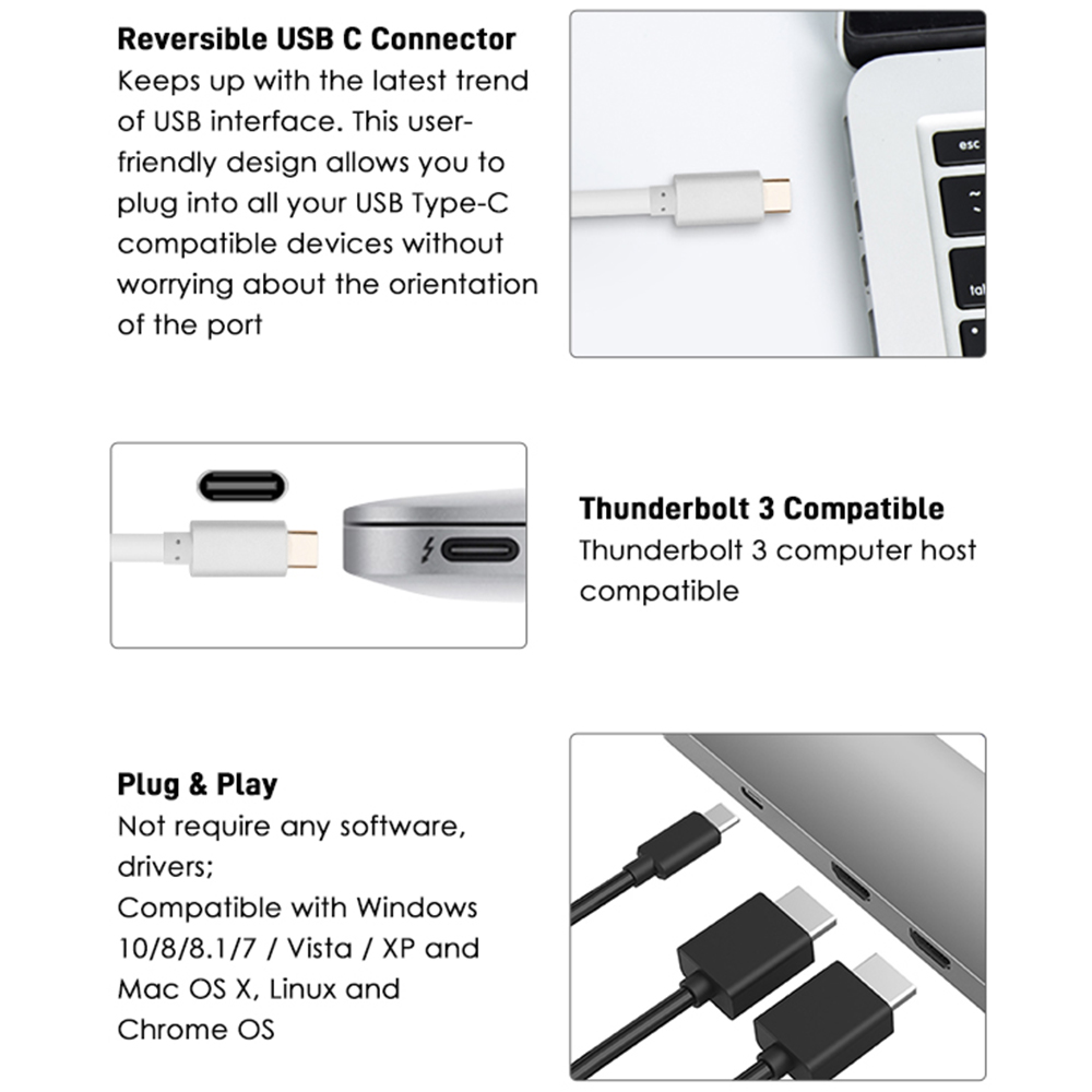 Hub Adaptador USB Tipo C Multi - Usb C Hub avaliação e preço